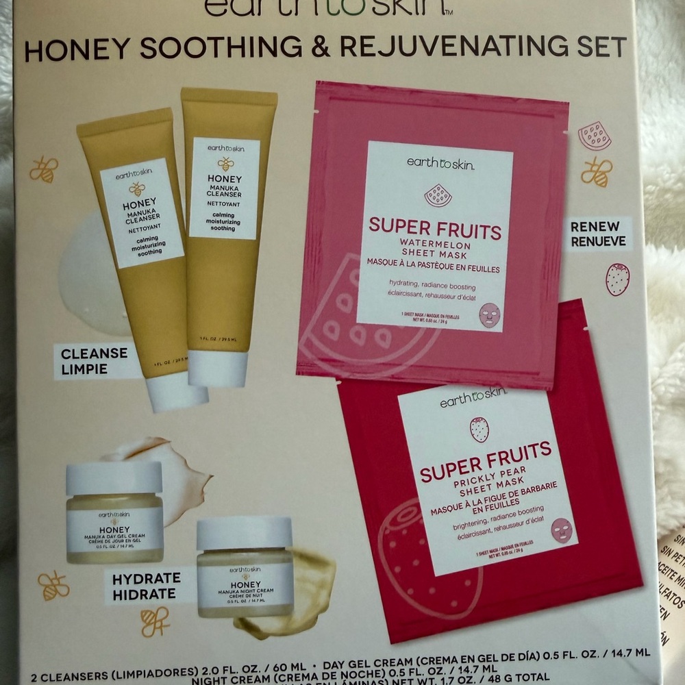 Earth to Skin Rejuvenating Skincare, TWO boxes! Soothing & Rejuvenating skincare